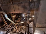 Hüttenkomplex von Muldenhütten. Der noch erhaltene Schachtofen. (7)