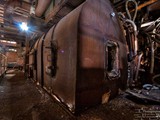 Hüttenkomplex von Muldenhütten. Der noch erhaltene Schachtofen. (9)